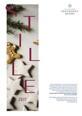 Gutschein mit Bild von Weihnachtskeksen